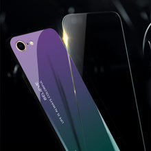 Load image into Gallery viewer, Gradient Color Glass Case for iPhone 8 &amp; 7, iPhone 8 &amp; 7
