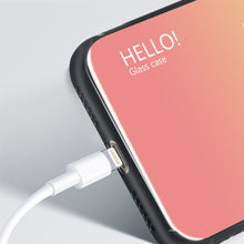 Load image into Gallery viewer, Gradient Color Glass Case for iPhone 8 &amp; 7, iPhone 8 &amp; 7