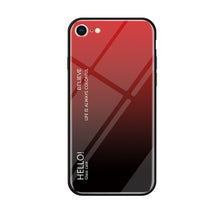 Load image into Gallery viewer, Gradient Color Glass Case for iPhone 8 &amp; 7, iPhone 8 &amp; 7