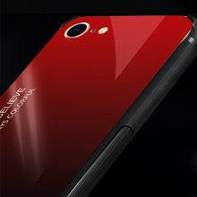Load image into Gallery viewer, Gradient Color Glass Case for iPhone 8 &amp; 7, iPhone 8 &amp; 7