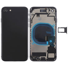 Load image into Gallery viewer, Battery Back Cover Assembly with Side Keys &amp; Vibrator &amp; Speaker Ringer Buzzer &amp; Power Button + Volume Button Flex Cable &amp; Card Tray for iPhone 8