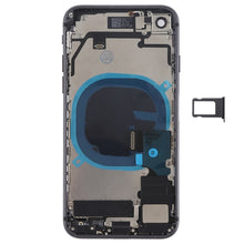 Load image into Gallery viewer, Battery Back Cover Assembly with Side Keys &amp; Vibrator &amp; Speaker Ringer Buzzer &amp; Power Button + Volume Button Flex Cable &amp; Card Tray for iPhone 8
