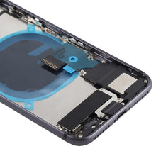 Load image into Gallery viewer, Battery Back Cover Assembly with Side Keys &amp; Vibrator &amp; Speaker Ringer Buzzer &amp; Power Button + Volume Button Flex Cable &amp; Card Tray for iPhone 8