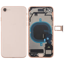 Load image into Gallery viewer, Battery Back Cover Assembly with Side Keys &amp; Vibrator &amp; Speaker Ringer Buzzer &amp; Power Button + Volume Button Flex Cable &amp; Card Tray for iPhone 8