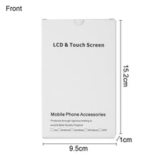Load image into Gallery viewer, 50 PCS Cardboard Packaging White Box for iPhone 8 / 7 LCD Screen