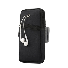 Multi-functional Universal Thin Sports Arm Bag Phone bag Wrist Pack with Earphone Hole for 6.5 Inch or Below Smartphones, Arm Size : 22-38cm