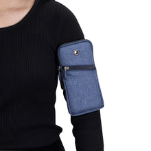 Load image into Gallery viewer, Multi-functional Universal Thin Sports Arm Bag Phone bag Wrist Pack with Earphone Hole for 6.5 Inch or Below Smartphones, Arm Size : 22-38cm