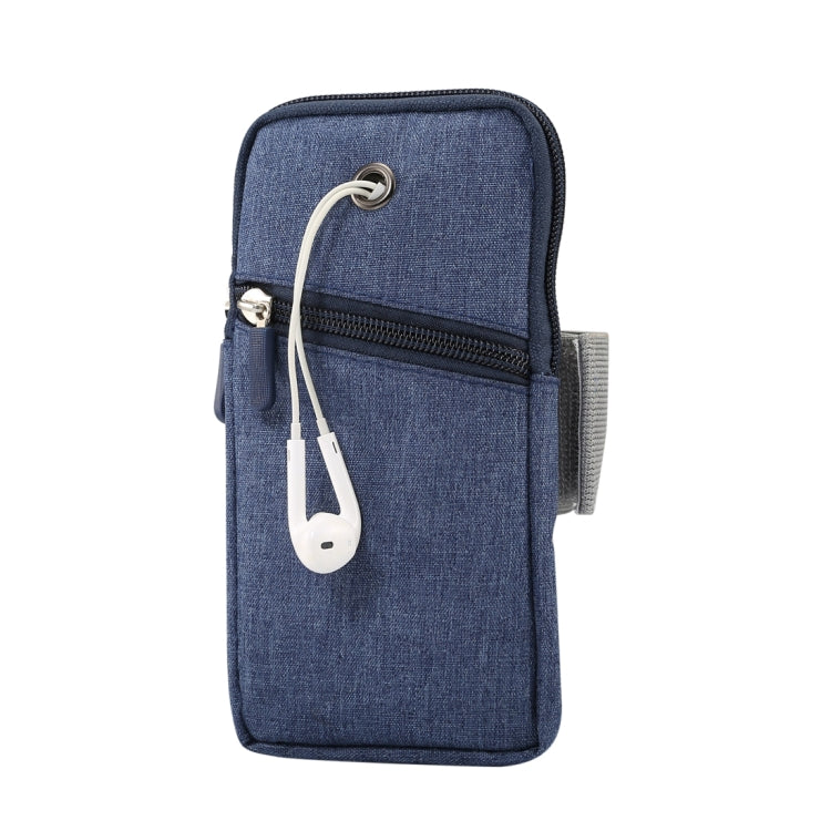 Multi-functional Universal Thin Sports Arm Bag Phone bag Wrist Pack with Earphone Hole for 6.5 Inch or Below Smartphones, Arm Size : 22-38cm