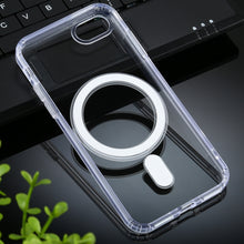 Load image into Gallery viewer, For iPhone SE 2020 / 8 Magsafe Case Simple Magnetic Ring All-inclusive Clear Crystal Acrylic PC +TPU Shockproof Case, For iPhone SE 2020