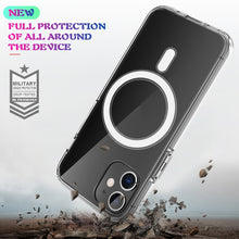 Load image into Gallery viewer, For iPhone SE 2020 / 8 Magsafe Case Simple Magnetic Ring All-inclusive Clear Crystal Acrylic PC +TPU Shockproof Case, For iPhone SE 2020