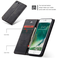 Load image into Gallery viewer, CaseMe-013 Multifunctional Retro Frosted Horizontal Flip Leather Case for iPhone 7 / 8, with Card Slot &amp; Holder &amp; Wallet, For iPhone 7 / 8