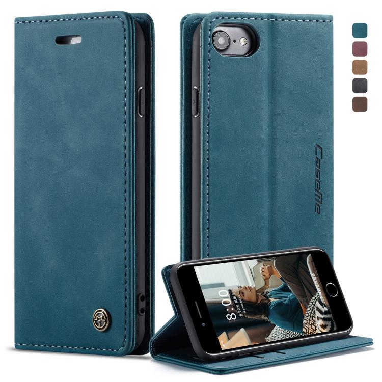 CaseMe-013 Multifunctional Retro Frosted Horizontal Flip Leather Case for iPhone 7 / 8, with Card Slot & Holder & Wallet