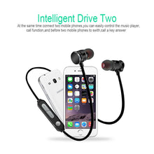 Load image into Gallery viewer, X3 Magnetic Absorption  Sports Bluetooth 5.0 In-Ear Headset with HD Mic, Support Hands-free Calls, Distance: 10m