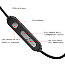 Load image into Gallery viewer, X3 Magnetic Absorption  Sports Bluetooth 5.0 In-Ear Headset with HD Mic, Support Hands-free Calls, Distance: 10m