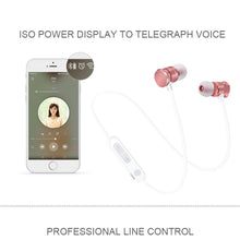 Load image into Gallery viewer, X3 Magnetic Absorption  Sports Bluetooth 5.0 In-Ear Headset with HD Mic, Support Hands-free Calls, Distance: 10m