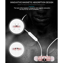 Load image into Gallery viewer, X3 Magnetic Absorption  Sports Bluetooth 5.0 In-Ear Headset with HD Mic, Support Hands-free Calls, Distance: 10m