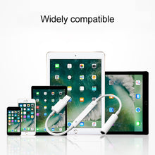 Load image into Gallery viewer, 8 Pin Male to 3.5mm Female Headphone Jack Wire Control Bluetooth Audio Adapter, Support Music, Calls, Volume Control