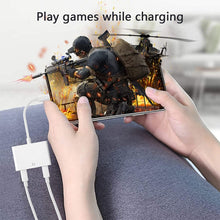Load image into Gallery viewer, 8 Pin Male to Dual 8 Pin Female &amp; 3.5mm Female Audio Adapter