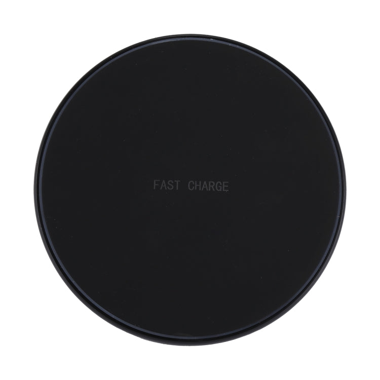 DC 9V 1.67A / 5V 1A Universal Round Shape Qi Standard Fast Wireless Charger with Indicator Light