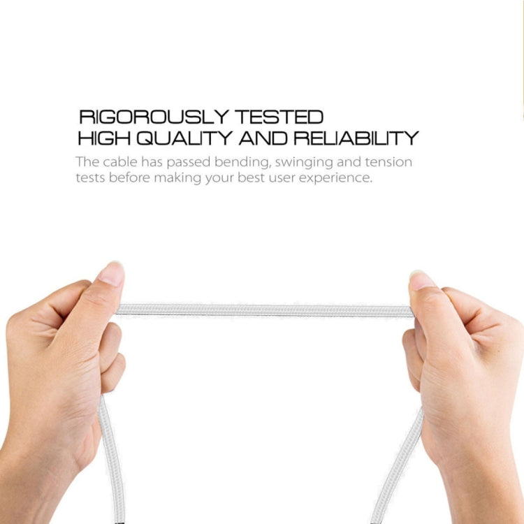 1m 2A USB to 8 Pin Nylon Weave Style Data Sync Charging Cable