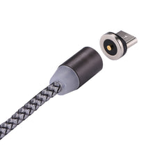 Load image into Gallery viewer, 1.05m 8 Pin + Micro USB + USB-C / Type-C to USB Weave Data Sync Charging Cable with LED Indicator