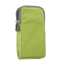 Load image into Gallery viewer, Multi-function Casual Sport Mobile Phone Double Zipper Waist Pack Diagonal Bag for 6.9 Inch or Below Smartphones