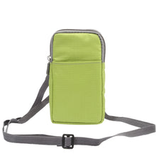 Load image into Gallery viewer, Multi-function Casual Sport Mobile Phone Double Zipper Waist Pack Diagonal Bag for 6.9 Inch or Below Smartphones