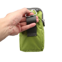 Load image into Gallery viewer, Multi-function Casual Sport Mobile Phone Double Zipper Waist Pack Diagonal Bag for 6.9 Inch or Below Smartphones