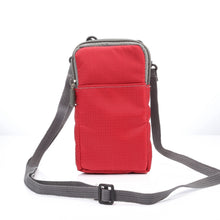 Load image into Gallery viewer, Multi-function Casual Sport Mobile Phone Double Zipper Waist Pack Diagonal Bag for 6.9 Inch or Below Smartphones