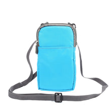 Load image into Gallery viewer, Multi-function Casual Sport Mobile Phone Double Zipper Waist Pack Diagonal Bag for 6.9 Inch or Below Smartphones