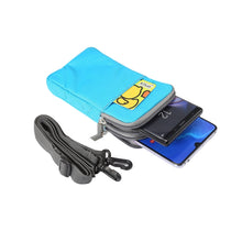 Load image into Gallery viewer, Multi-function Casual Sport Mobile Phone Double Zipper Waist Pack Diagonal Bag for 6.9 Inch or Below Smartphones