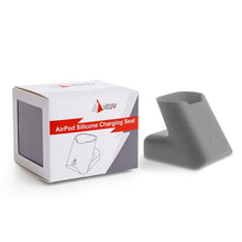 Load image into Gallery viewer, For Apple AirPods Creative Wireless Bluetooth Earphone Silicone Charging Box Charging Seat (Earphone is not Included), Size: 5.1*5.4*6.7cm