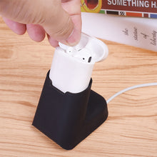 Load image into Gallery viewer, For Apple AirPods Creative Wireless Bluetooth Earphone Silicone Charging Box Charging Seat (Earphone is not Included), Size: 5.1*5.4*6.7cm
