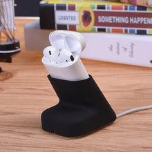 Load image into Gallery viewer, For Apple AirPods Creative Wireless Bluetooth Earphone Silicone Charging Box Charging Seat (Earphone is not Included), Size: 5.1*5.4*6.7cm