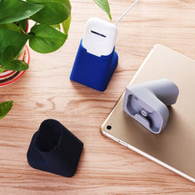 Load image into Gallery viewer, For Apple AirPods Creative Wireless Bluetooth Earphone Silicone Charging Box Charging Seat (Earphone is not Included), Size: 5.1*5.4*6.7cm