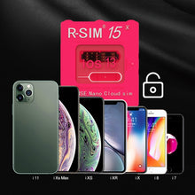 Load image into Gallery viewer, R-SIM 15 Dual CPU Aegis Cloud Upgraded Version iOS 13 System Universal Unlocking Card for iPhone 11 Pro Max, iPhone 11 Pro, iPhone 11, iPhone X, iPhone XS, iPhone 8 &amp; 8 Plus