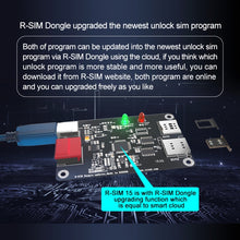 Load image into Gallery viewer, R-SIM 15 Dual CPU Aegis Cloud Upgraded Version iOS 13 System Universal Unlocking Card for iPhone 11 Pro Max, iPhone 11 Pro, iPhone 11, iPhone X, iPhone XS, iPhone 8 &amp; 8 Plus