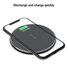 Load image into Gallery viewer, K8 15W Aluminum Alloy Round Desktop Wireless Charger with 1m Type-C Fast Charging Cable