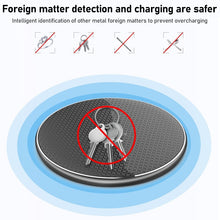 Load image into Gallery viewer, K8 15W Aluminum Alloy Round Desktop Wireless Charger with 1m Type-C Fast Charging Cable