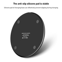 Load image into Gallery viewer, K8 15W Aluminum Alloy Round Desktop Wireless Charger with 1m Type-C Fast Charging Cable