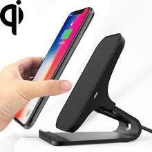 Load image into Gallery viewer, HAMTOD M5 15W Intelligent Dual Coil Design Qi Standard Holder Wireless Charger with Indicator Light, Support Fast Charging
