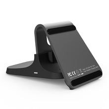 Load image into Gallery viewer, HAMTOD M5 15W Intelligent Dual Coil Design Qi Standard Holder Wireless Charger with Indicator Light, Support Fast Charging