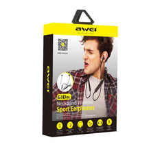 Load image into Gallery viewer, awei G10BL Outdoor Sports Fashion Neck Hanging Design Stereo Bass Bluetooth Earphone, Built-in Mic