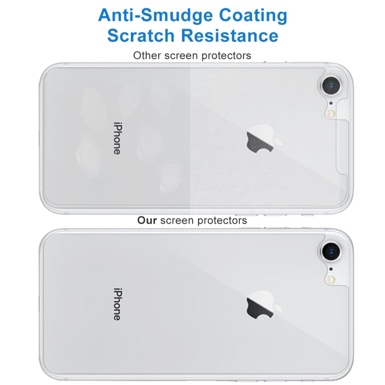 For iPhone 8 & 7 0.3mm 9H Surface Hardness 2.5D Curved Edge Explosion-proof Premium Tempered Glass Back Screen Protector