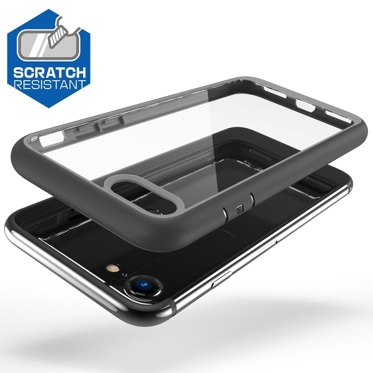 Two-color TPU + Acrylic Back Protective Phone Case for iPhone SE 2022/ iPhone SE 2020/ iPhone 8/iPhone 7