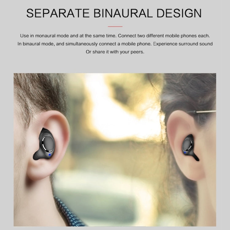 X8 TWS Outdoor Sports Portable In-ear Bluetooth V5.0 Earphone with Charging Box