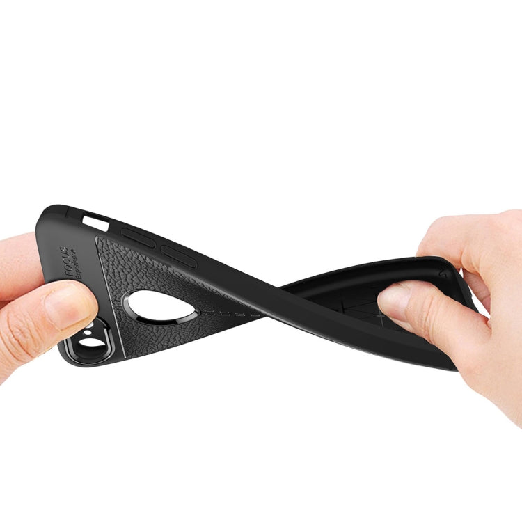 For iPhone 8 & 7 Litchi Texture TPU Protective Back Cover Case