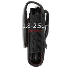 Load image into Gallery viewer, Lambskin Elastic Band Men 4.8 Inch Mobile Phone Universal Hanging Waist Leather Case with Card Slot