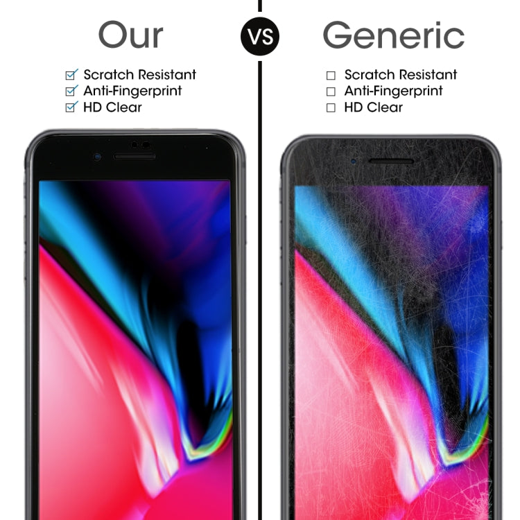 For iPhone 8 / 7 0.3mm 9H Surface Hardness  Curved Full Screen Tempered Glass Screen Protector