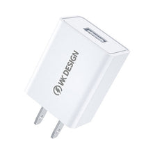 Load image into Gallery viewer, WK WP-U118 10W Single USB Port Travel Charger Power Adapter, US Plug